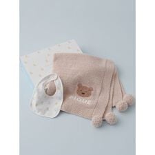【限定カラーあり】【BABY】ベアブランケット&スタイ2点セット ギフトBOX | ジェラート ピケ キッズ＆ベビー
