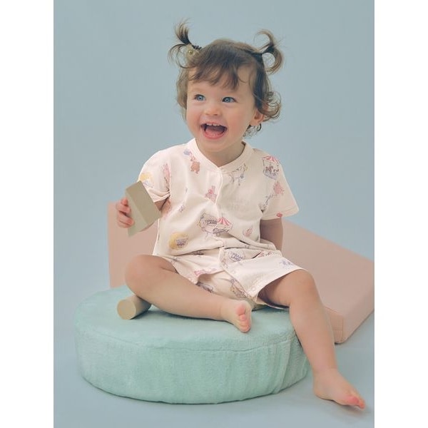 ジェラートピケ　エルモ ベビー　ロンパース SESAME STREET】【BABY】エルモロンパース | ジェラート ピケ