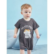 【BABY】スリーピングドッグロンパース | ジェラート ピケ キッズ＆ベビー(GELATO PIQUE KIDS ＆ BABY)