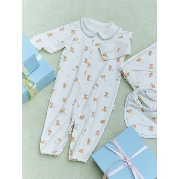 ジェラピケ　新品　タグ付き　　ベビー BABY】新生児ベビーベア2WAYオール | ジェラート ピケ キッズ＆ベビー