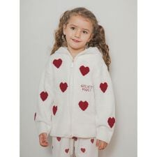 ジェラート ピケ キッズ＆ベビー(GELATO PIQUE KIDS ＆ BABY)の【KIDS】エアリーモコハートパーカー