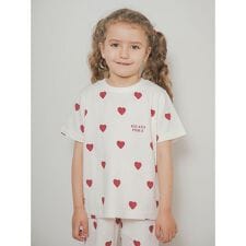 【KIDS】ハート柄Tシャツ