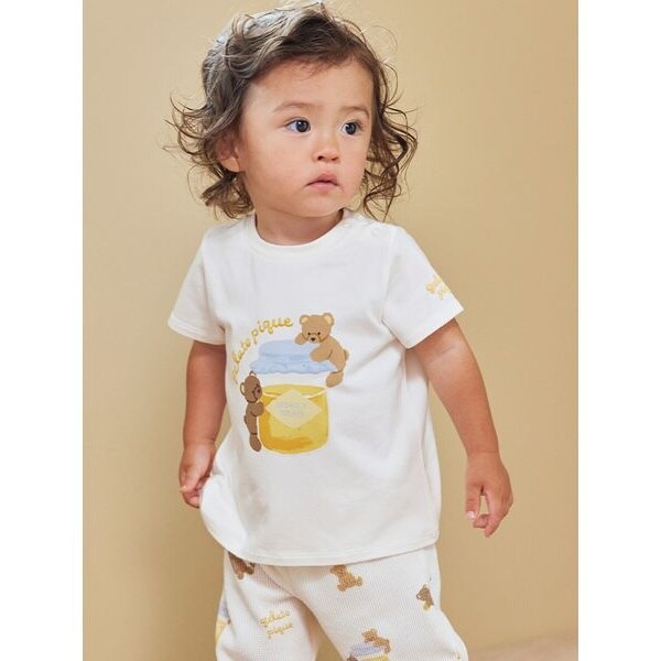 [}C]yBABYz݂͂xA|CgTVc/WF[g sP LbYxr[iGELATO PIQUE KIDS  BABYj OWHT