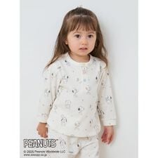 ジェラート ピケ キッズ＆ベビー(GELATO PIQUE KIDS ＆ BABY)の【PEANUTS PUPPIES】【BABY】総柄プルオーバー
