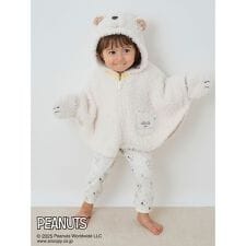 ジェラート ピケ キッズ＆ベビー(GELATO PIQUE KIDS ＆ BABY)の【PEANUTS PUPPIES】【BABY】アンディポンチョ