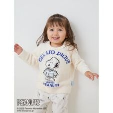 ジェラート ピケ キッズ＆ベビー(GELATO PIQUE KIDS ＆ BABY)の【PEANUTS】【BABY】オリジナルアート ジャガードプルオーバー