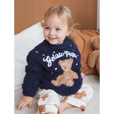 ジェラート ピケ キッズ＆ベビー(GELATO PIQUE KIDS ＆ BABY)の【HOLIDAY】【BABY】ジェラートスノーベアジャガードプルオーバー