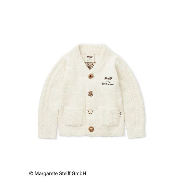 Steiff】【KIDS】パウダージャガードカーディガン | ジェラート ピケ