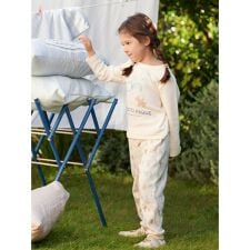 【KIDS】ウォッシングアニマル柄ロングパンツ