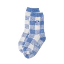 【KIDS】エアリーモコギンガムチェック柄ソックス