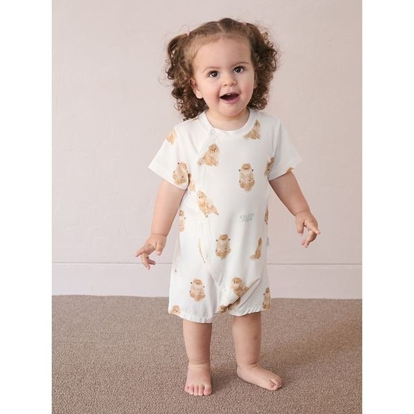 新品未使用 gelato　pique　80サイズ　ジェラピケ　秋冬　ロンパース BABY】半袖ロンパース(ロンパース)｜ルームウェア・パジャマ通販の