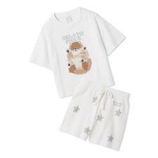 【JUNIOR】ドッグジャガードプルオーバー&ショートパンツセット