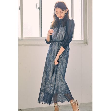 パワショルレースワンピース スナイデル Snidel ファッション通販 マルイウェブチャネル Ca000 312 52 01