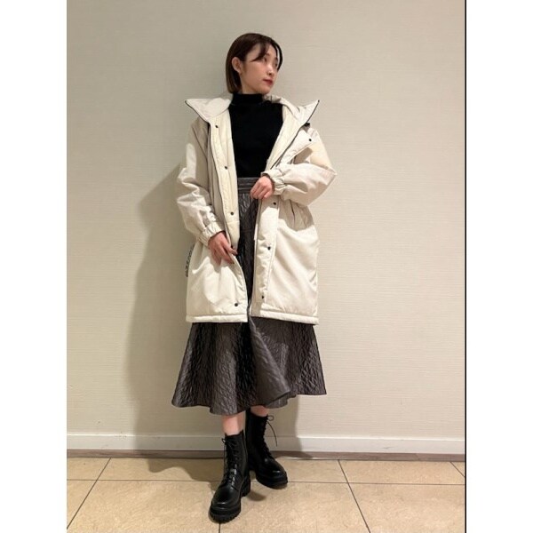 【SNIDEL × ALPHA】 ロング モンスターパーカー スナイデル＞大好評につきALPHA INDUSTRIESコラボレーション第2