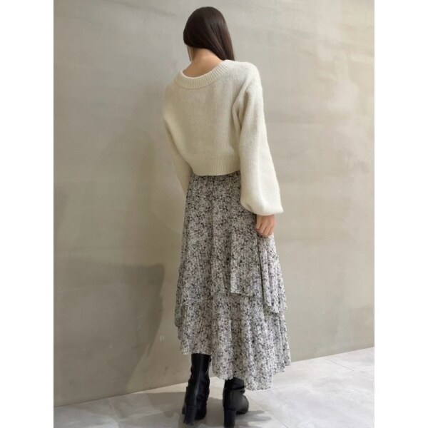 お気に入り】 SNIDEL Sustainableプリントプリーツスカート eu