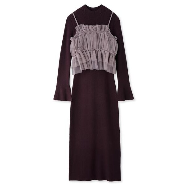 チュール&ニットワンピース | スナイデル(SNIDEL) | マルイウェブチャネル