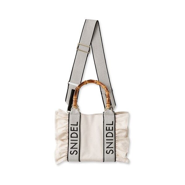 フリルロゴバンブーバッグ | スナイデル(SNIDEL) | マルイウェブチャネル