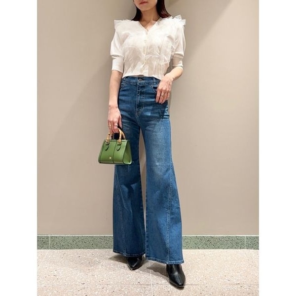 Sustainableストレッチフレアデニムパンツ | スナイデル(SNIDEL