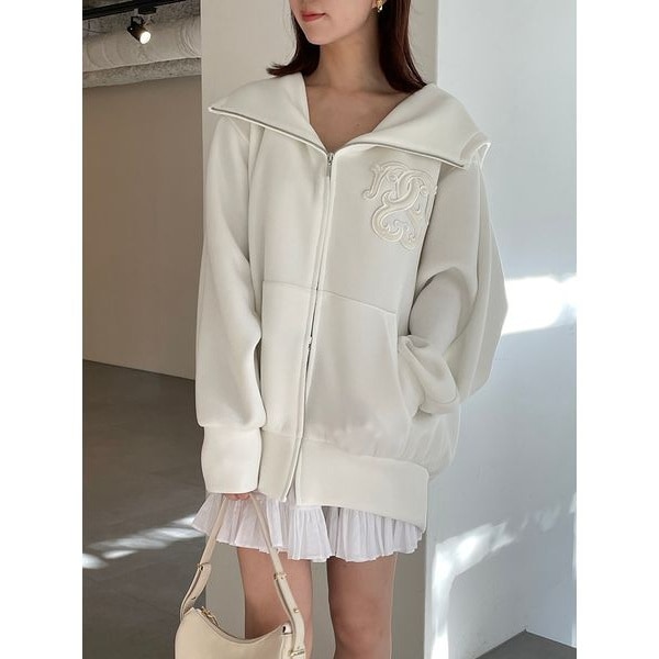 snidel スナイデル　UVカットパーカー　ホワイト　WHT snidel スナイデル UVカットパーカー ホワイト WHT - メルカリ
