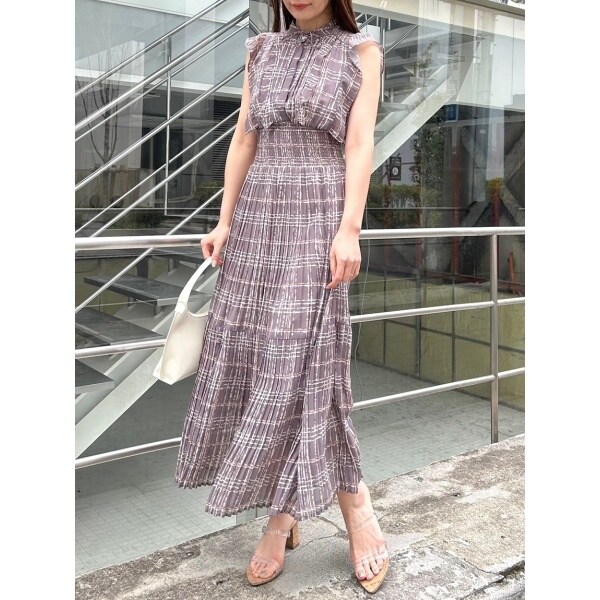 snidel プリントフリルシフォンワンピース 0サイズ スナイデル SNIDEL