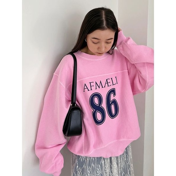 81BRANCA/ハチイチブランカ SLOBE別注 ロゴスウェット