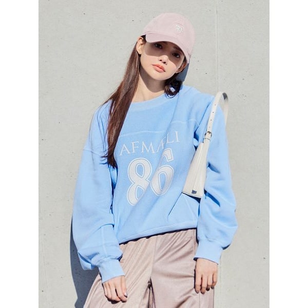 81BRANCA/ハチイチブランカ SLOBE別注 ロゴスウェット