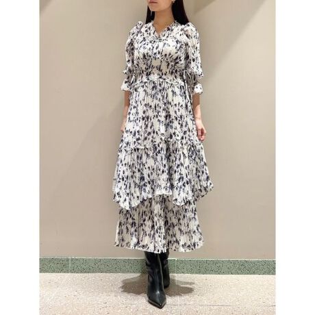 スナイデル snidel 似せ ジャガード ロングワンピース ドレス 結婚式 