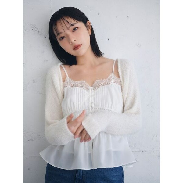 ボレロ×レースキャミセットアップ | スナイデル(SNIDEL