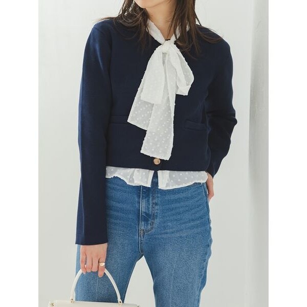 スナイデル　Sustainable金ボタンカーディガン SNIDEL｜Sustainable金ボタンカーディガン | Rakuten Fashion