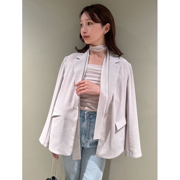 スナイデル スタンダードジレ　アイボリー ジャケット SNIDEL ＼SALE50%OFF+2点購入で10%OFFクーポン有／即日発送
