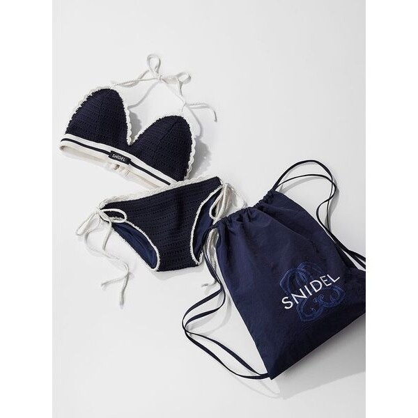 新品✨完売品　snidel スナイデル リュックセットクロシェビキニ リュックセットクロシェビキニ(水着)｜アクセサリー｜SNIDEL