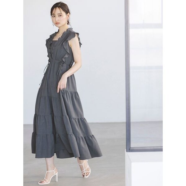 SNIDEL♥︎デザインティアードワンピース デザインティアードワンピース | スナイデル(SNIDEL) | マルイ