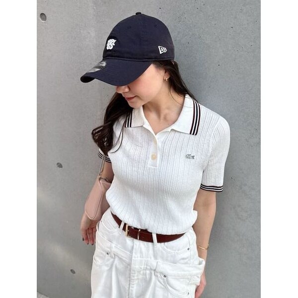 LACOSTE for SNIDEL ポロニット LACOSTE Polo Knit – SNIDEL