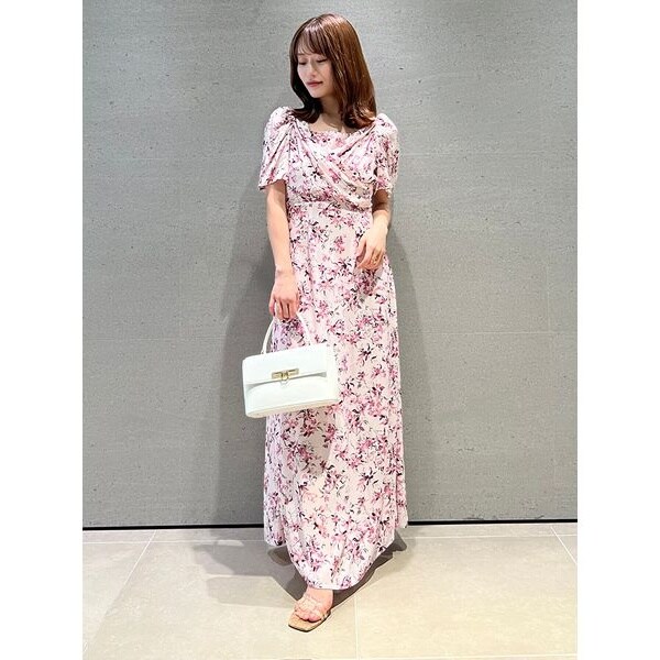 美品⭐︎スナイデル⭐︎snidelプリントプリーツワンピース【0サイズ】S SNIDEL（スナイデル）の「【WEB限定サイズあり】プリント
