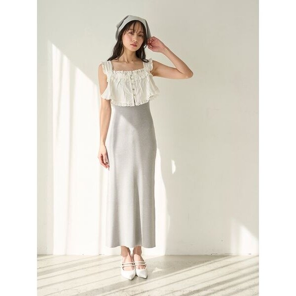 レースドッキングニットワンピース | スナイデル(SNIDEL