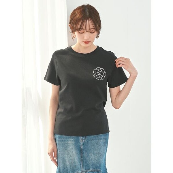限定カラーあり】ORGANICSラインストーンTシャツ | スナイデル