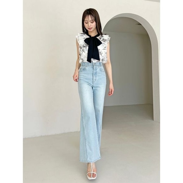 00サイズ】ストレッチフレアパンツ | フレイ アイディー(FRAY I.D