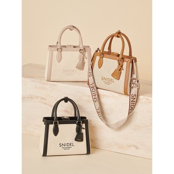 SNIDEL キャンバスロゴバック SNIDEL（スナイデル） (セール20%OFF) キャンバスロゴバッグ 24秋冬