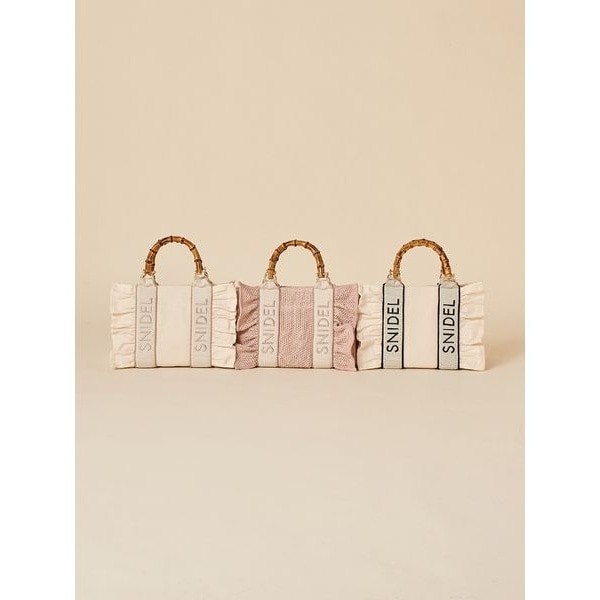 フリルロゴバンブーバッグ | スナイデル(SNIDEL) | マルイウェブチャネル