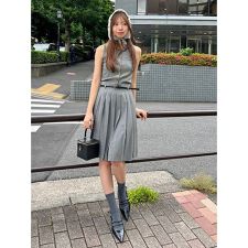 ベルト付きミドルスカート | スナイデル(SNIDEL)