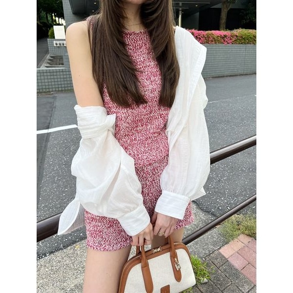 [�}���C]Sustainable�j�b�g�^���N�g�b�v�X/�X�i�C�f���iSNIDEL�j PNK