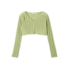 スナイデル(SNIDEL)のリブシアーカーディガン