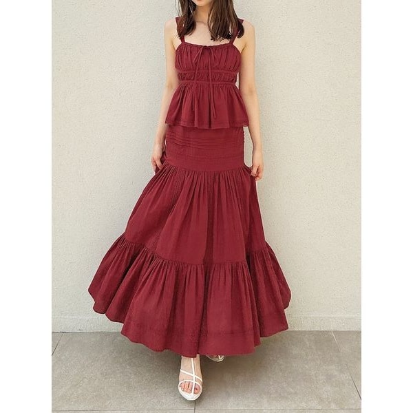 コットンレースティアードスカート | イエナ(IENA) | マルイウェブチャネル