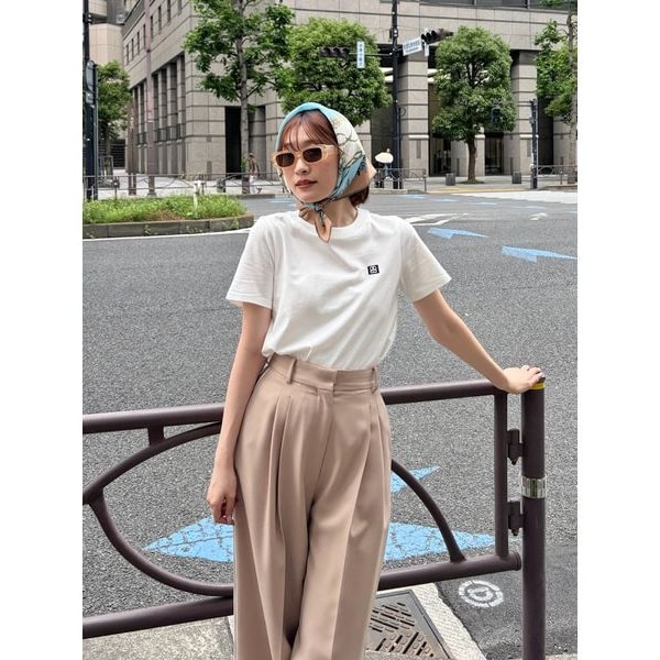 異素材ペプラムTシャツ（カットソー/Tシャツ）｜SNIDEL