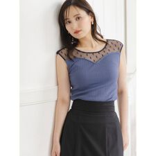 シアー切替カットプルオーバー