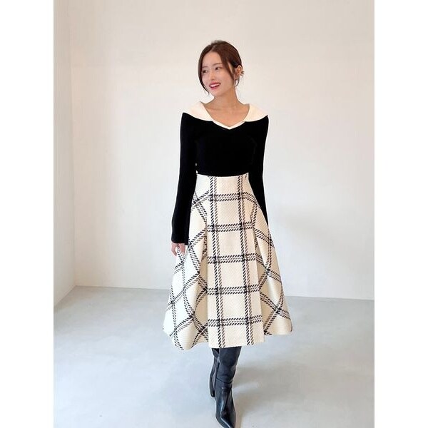 ストレートプリーツティアードスカート | スナイデル(SNIDEL) | マルイ