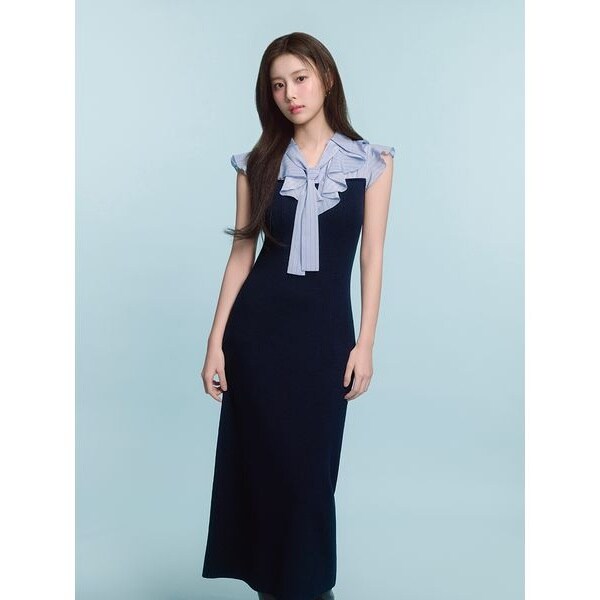 snidel スナイデル レースドッキングワンピース SNIDEL｜レースドッキングニットワンピース | Rakuten Fashion