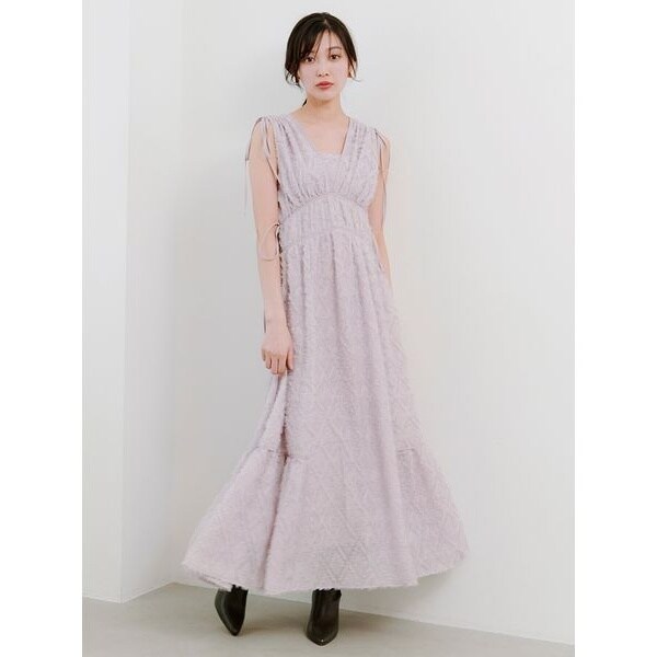 WEB限定サイズあり】Sustainableフリルプリーツワンピース