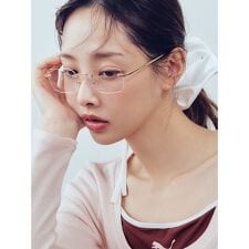 スナイデル(SNIDEL)のフレームレスメガネ