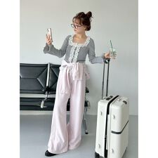 【WEB限定カラーあり】UVカットスウェットワイドパンツ